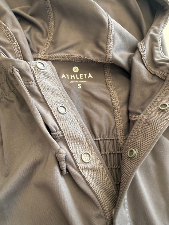 Athletes-Gray-1/4-Snap-Pullover-Kangaroo Pocket-Athletic-Athleisure-S - Picture 7 of 11